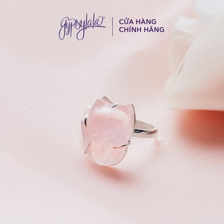 Nhẫn hồ ly thạch anh hồng sp003938 gypsy.lala