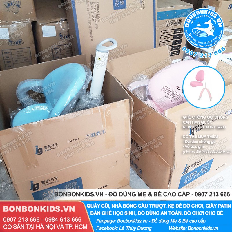 Ghế Chống Gù chống cận, Ghế học sinh Hàn Quốc Newber Luxury G600 Cao Cấp (Có tay vịn) | BigBuy360 - bigbuy360.vn