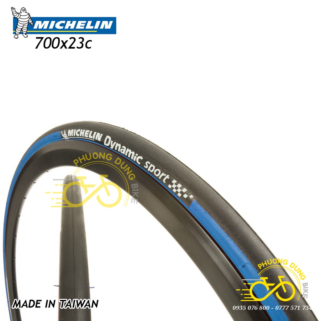 Lốp (Vỏ) trọc xe đạp MICHELIN DYNAMIC SPORT 700x23C / 700x25C / 700x28C - 1 Chiếc