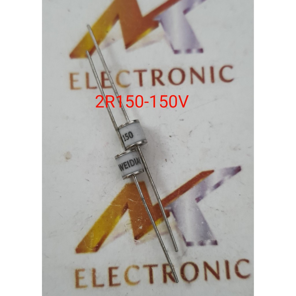 Cầu chì 2R150 150V dòng chảy 5KA 5.5X6 dạng ống phóng sứ cống kích nổ (con)