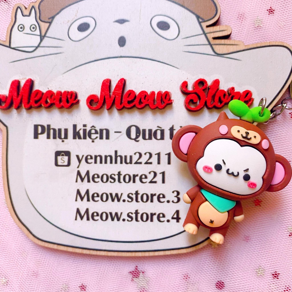 ❣️Ảnh MeowMeow+ Được Chọn Mẫu❣️ Móc Chìa Khoá Gấu Mầm- Móc Khoá Gấu Mầm Cực Xinh❣️