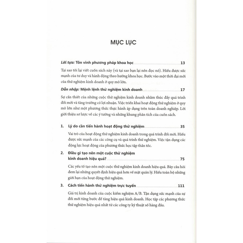 Sách - Thử Nghiệm Kinh Doanh