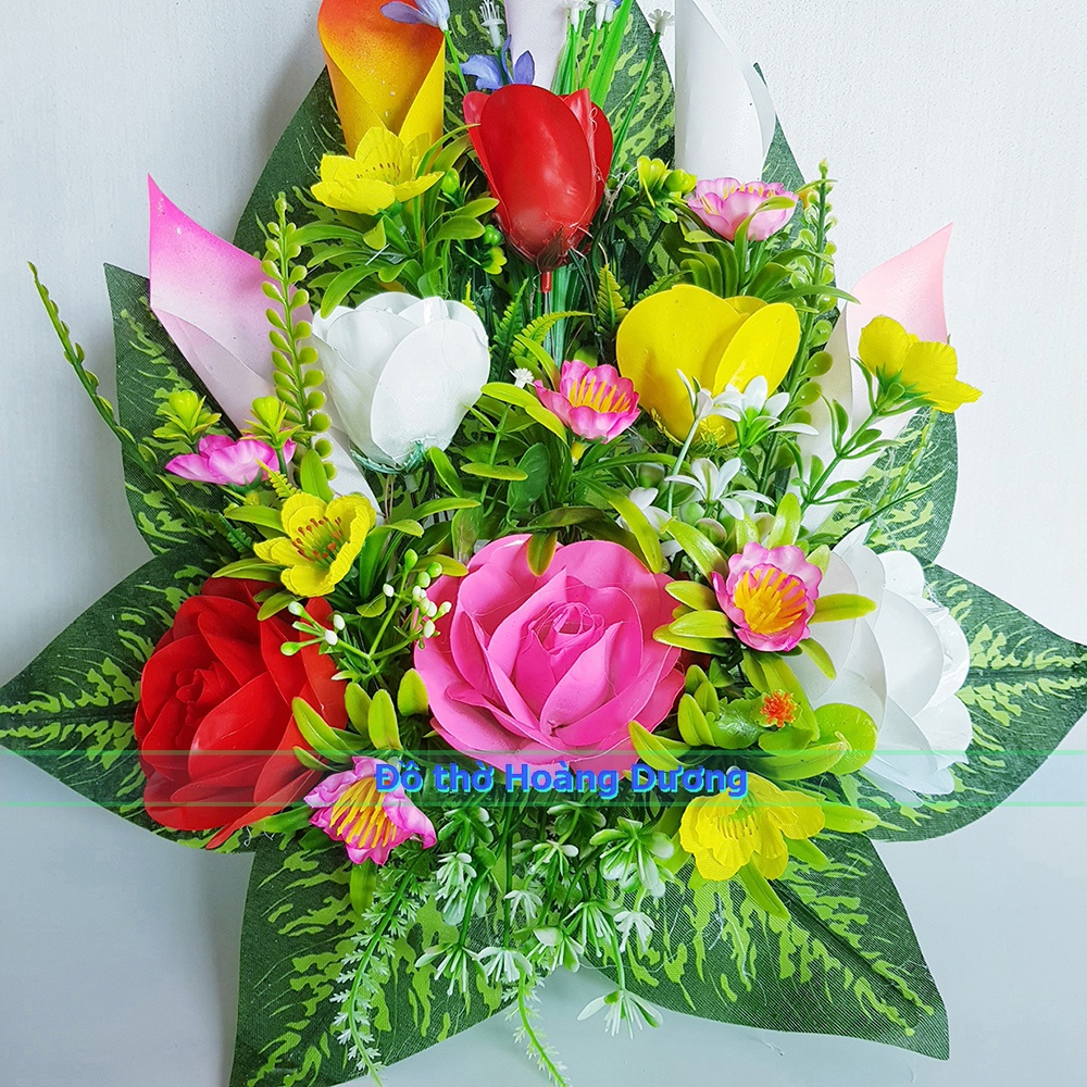 Hoa Hồng trang trí bàn thờ loại 11 bông - Đồ thờ Hoàng Dương