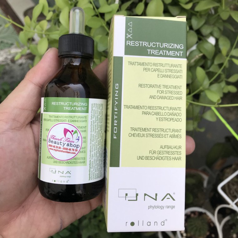 Tinh dầu chăm sóc tái tạo dưỡng ẩm UNA Restructurizing Treatment Rolland 90ml