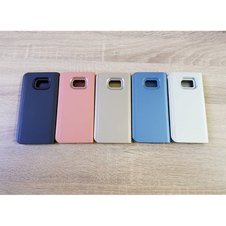 Bao Da Clear View Standing Samsung S7 edge