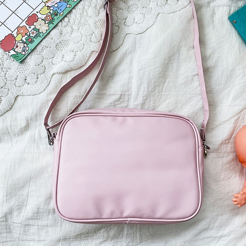 Túi Đeo Chéo Bằng Nhựa PVC Trong Suốt Phong Cách Lolita