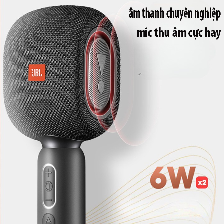 Micro Hát Karaoke Bluetooth JBL KMC500 Phiên Bản Thần Tượng, Kèm Loa Cao Cấp, Chất Lượng Âm Thanh sống động