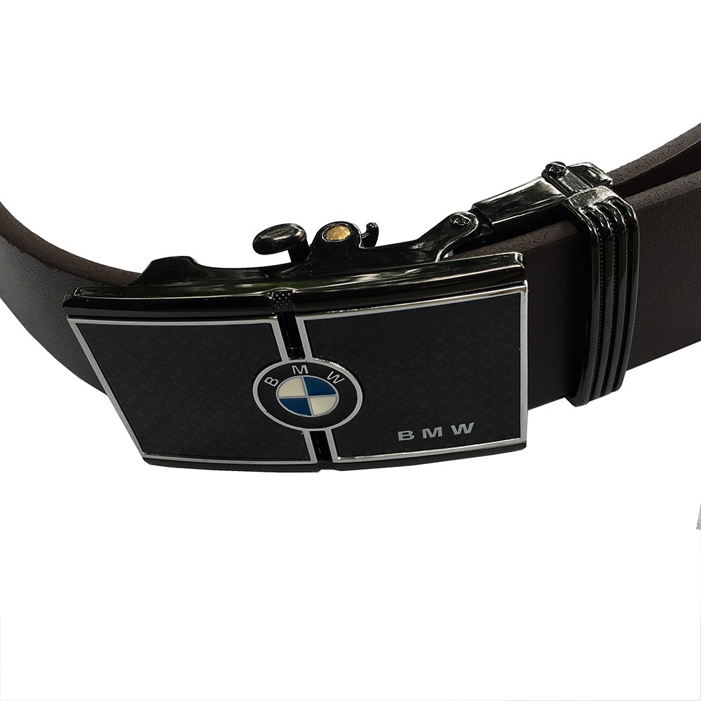Dây Nịt Nam/Thắt Lưng Nam Da Bò Đầu Khóa Logo Siêu Xe Cao Cấp DLKTCCBMW-01