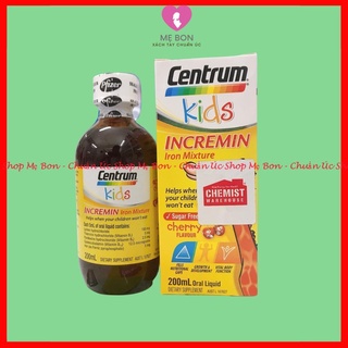 Siro Centrum Kids incremin iron mixture 200ml - mẫu mới