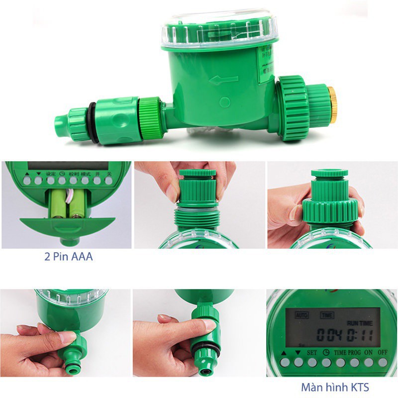 BỘ TƯỚI NHỎ GIỌT TỰ ĐỘNG CHO BAN CÔNG, SÂN VƯỜN