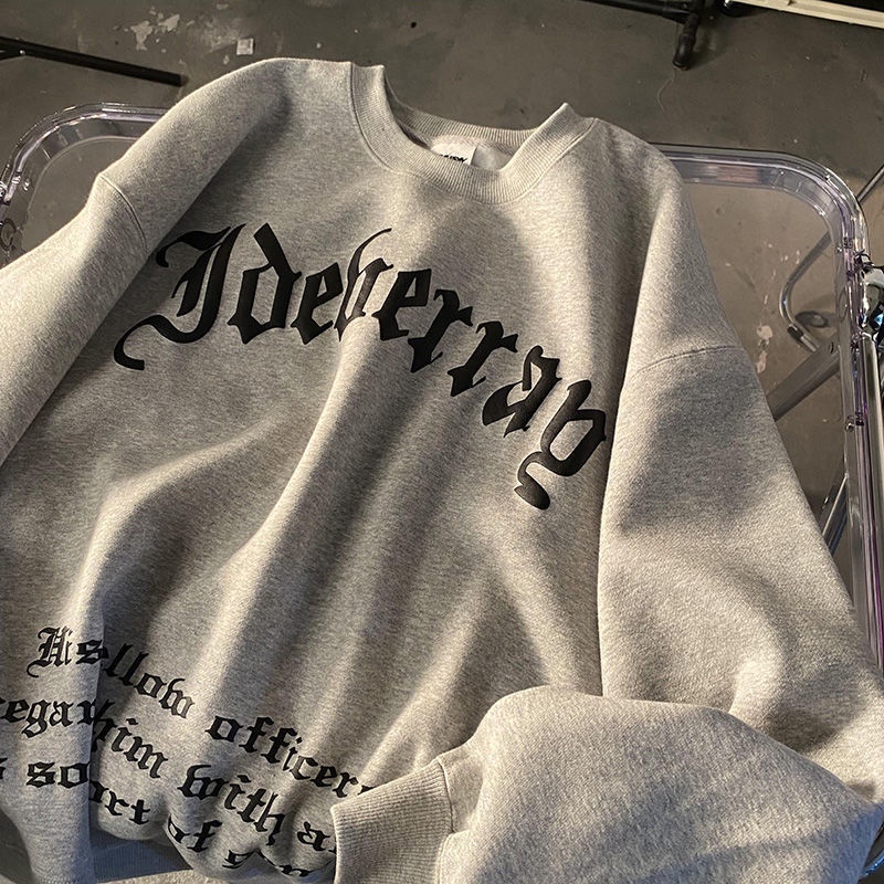 Áo Sweater Mỏng Dáng Rộng Phong Cách Hip Hop Đường Phố Mỹ Cá Tính Cho Nam Nữ