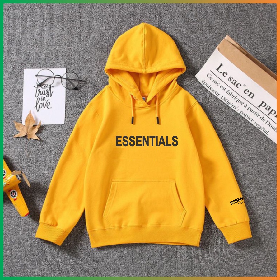 Áo nỉ hoodie Essentials In 3D cao cấp, áo nỉ bông đủ size từ 15-85kg