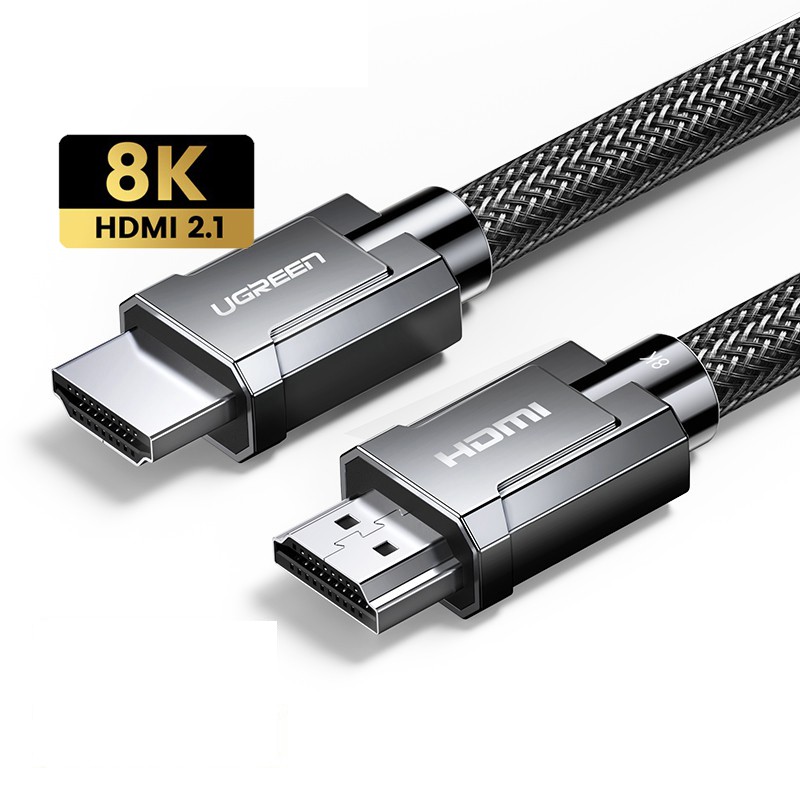 Ugreen 70321 - Cáp HDMI 2.1 dài 2m hỗ trợ phân giải ULTRA HD 8K@60Hz 48Gbps