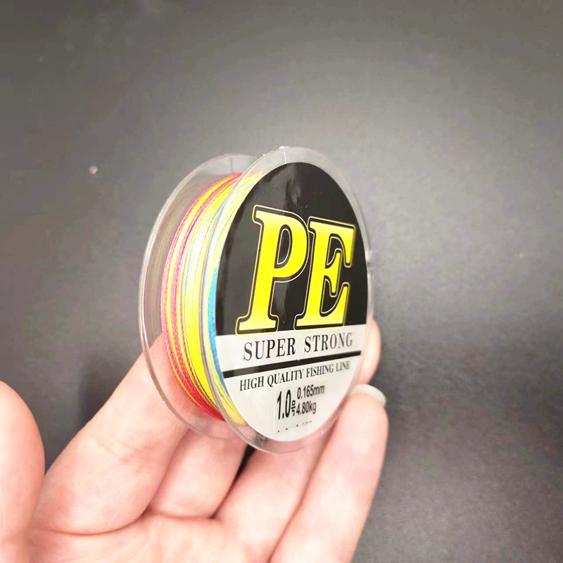 Bốn sợi dây câu dài 50 mét Trục Câu Đài Pe buộc sẵn Full Thẻo Lưỡi Đôi - Chỉ Việc đi câu