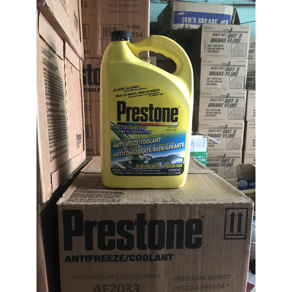 NƯỚC LÀM MÁT ĐỘNG CƠ PRESTONE COOLANT  3.78 LÍT MÀU XANH
