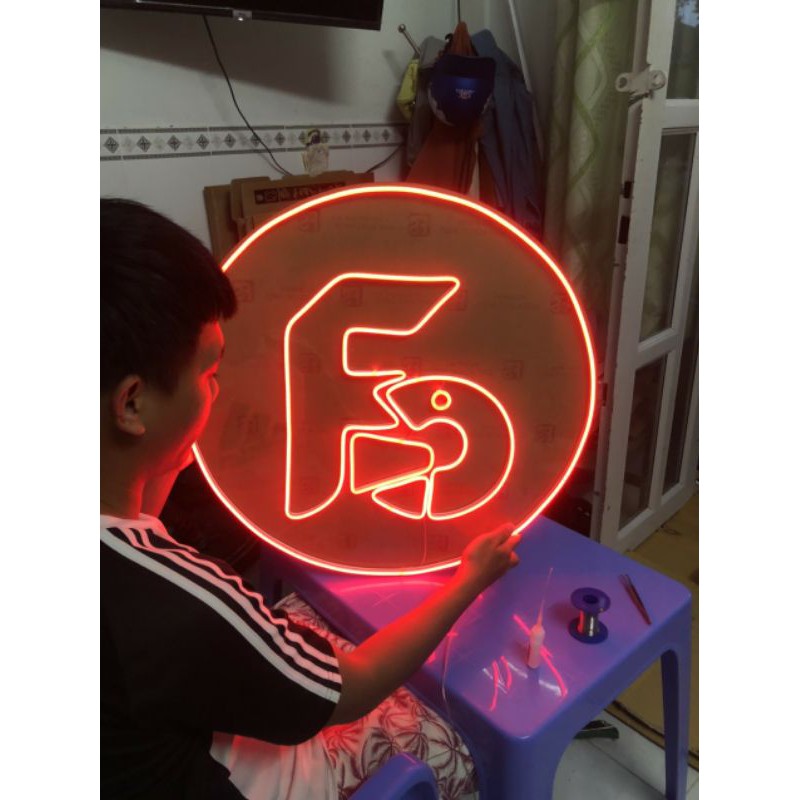 Đèn led neon trang trí mẫu logo cá nhân -Hiện đại -Cá tính ⭐ NHẬN THIẾT KẾ THEO YÊU CẦU CỦA KHÁCH HÀNG 😊😊😊😊