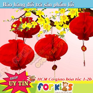 Lồng đèn tết trang trí, Đèn lồng xếp đỏ