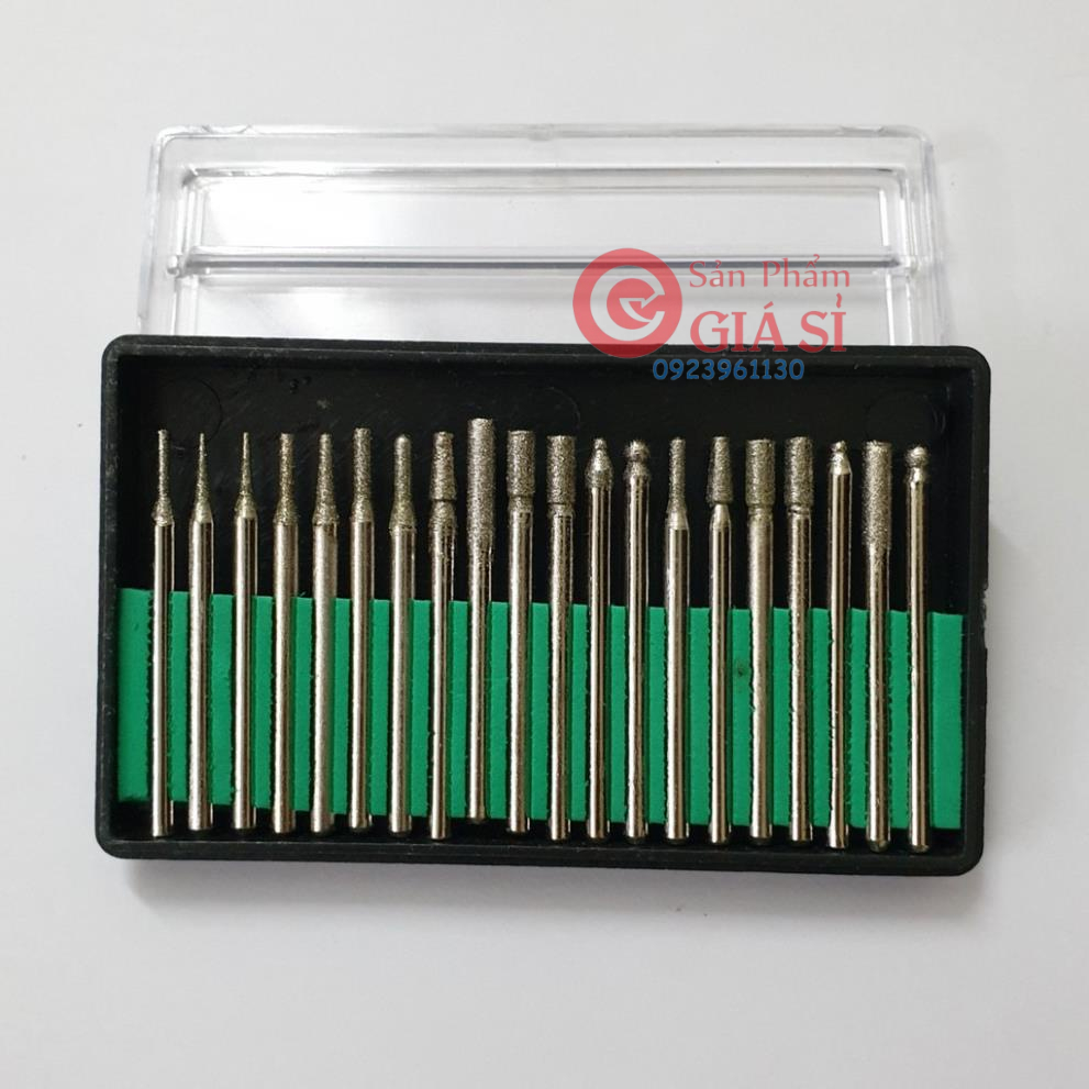 20 mũi mài khắc đá khác ngọc chân cốt 3ly ❤️freeship❤️