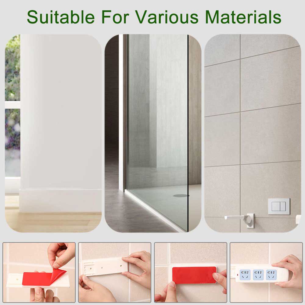 Giá đỡ ổ cắm điện dán tường tự dính không đục lỗ tiện lợi