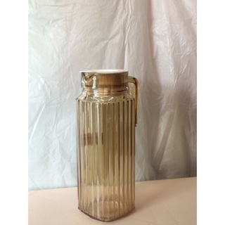 Bình đựng nước thủy tinh vàng 1000ml,bình thủy tinh đựng nước cao cấp