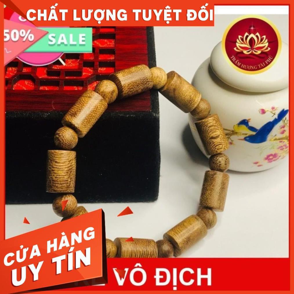 Vòng Tay Chuỗi Hạt Trầm Đốt Trúc 10MM 🍀 Vòng Gỗ Thiên Nhiên Mùi Thơm Quý Hiếm MS2