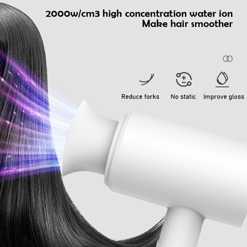 Máy sấy tóc bổ sung ion âm cao cấp chống xù rối khô tóc-