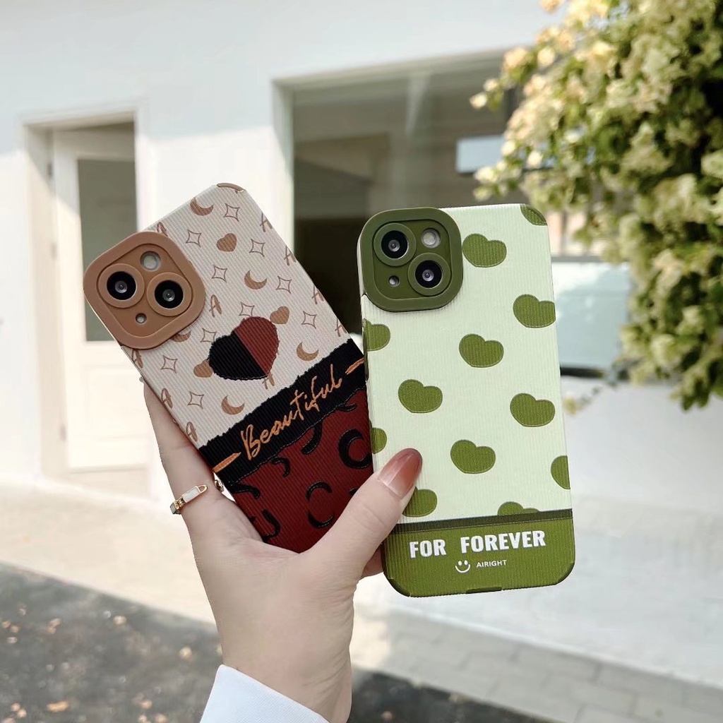 Ốp điện thoại mềm hình trái tim thích hợp cho iPhone 7Plus 8 6 6s Plus X XS Max XR 11 12 Pro Max 13 Pro Max 13 mini