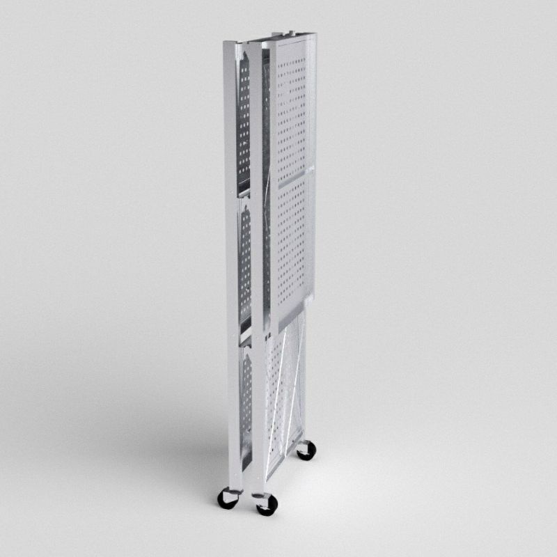 kệ xếp inox thông minh có bánh xe loại 1
