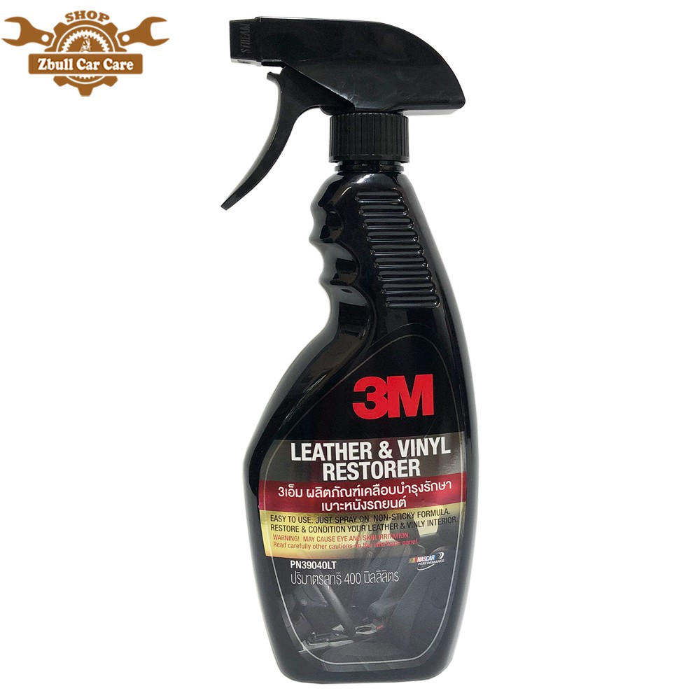 Làm Sạch Và Bảo Dưỡng Da Nhựa Trong Xe Ô Tô 3m Leather Vinyl Restorer 400ml