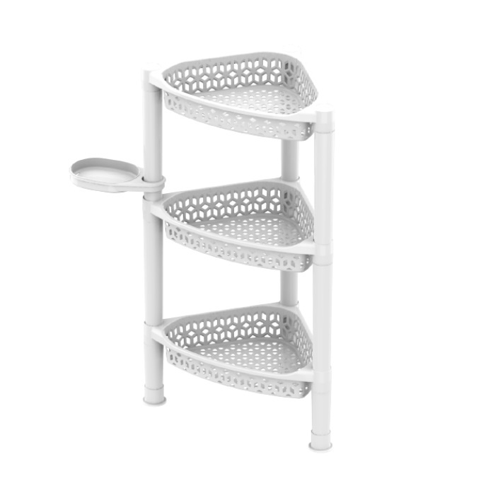 Kệ góc nhỏ 3 tầng nhựa DUY TÂN (33.5 x 23 x 59 cm) - 13443