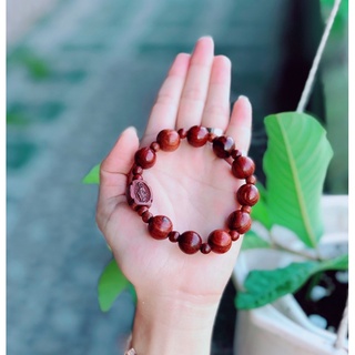 {Rẻ Vô Địch} Chuỗi Mân Côi đeo tay gỗ cẩm lai