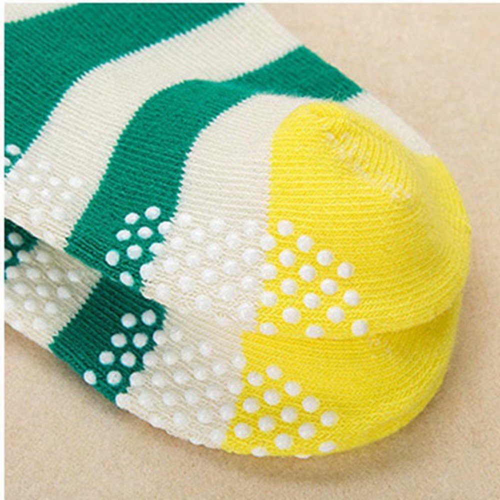 Tất Chân Cotton 2 Trong 1 Chống Trượt Cho Bé Sơ Sinh