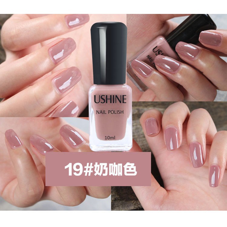 U19 Sơn móng tay USHINE không độc hại khô nhanh thân thiện với môi trường