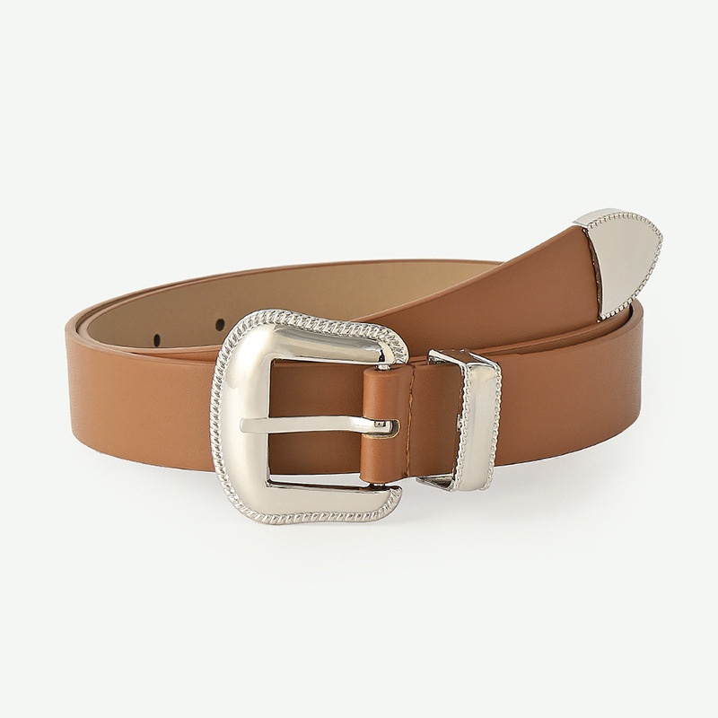 Thắt Lưng Da PU Thiết Kế Đơn Giản Chất Lượng Cao Cho Nữ