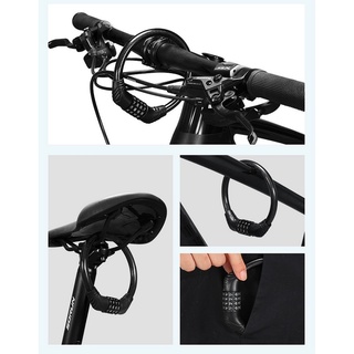 Khóa xe đạp chống trộm mật mã 4 số lõi thép
