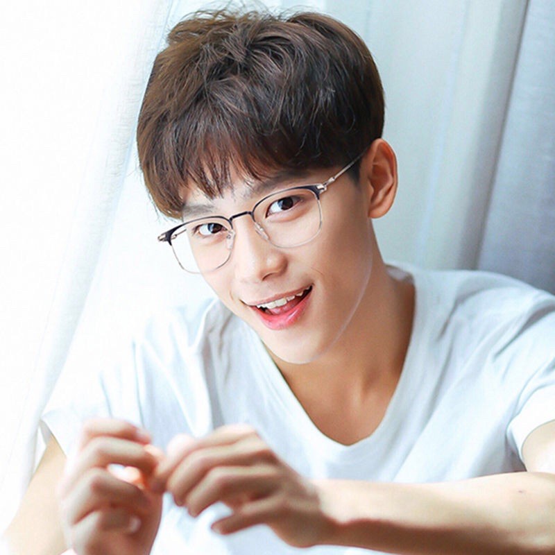 Mắt Kính Gọng Cận Form Vuông Kim Loại 556 Hot Trend Cá Tính - Hazo