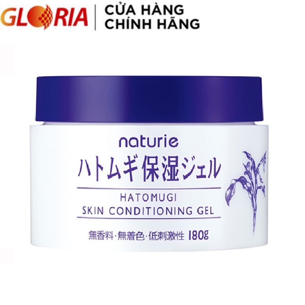 Gel Dưỡng Da Naturie Hatomugi Skin Conditioning Chiết Xuất Từ Hạt Cây Ý Dĩ 180g