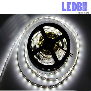 Đèn led dây siêu sáng 3 chíp 12V cuộn 5 mét dán, IP33 – màu Trắng – Home-5050-60D/M-3CHIP-W