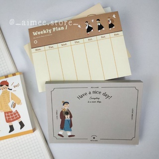 Set giấy note Brown vintage (Ảnh thật) - Aimée Store