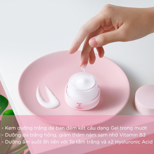 Kem dưỡng trắng da Senka White Beauty Glow UV Cream 50g