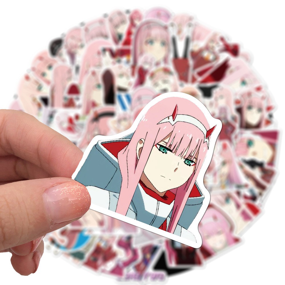 50/25/10 Miếng dán hình Anime Darling In The Franxx trang trí đa năng