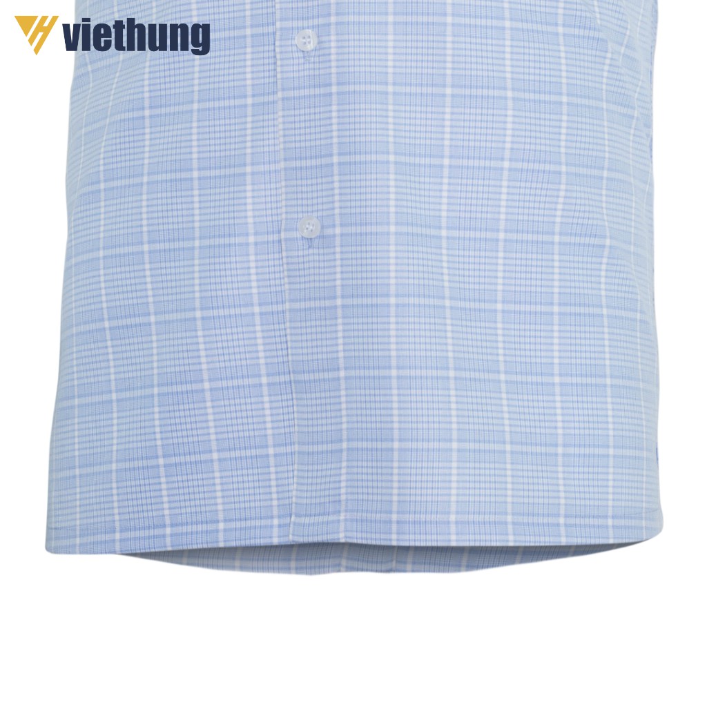Áo Sơ Mi Nam Ngắn Tay Form Rộng VIỆT HƯNG Dáng suông Vạt Ngang Chất Vải lon Mỹ Thấm Hút Mồ Hôi AN88 | BigBuy360 - bigbuy360.vn