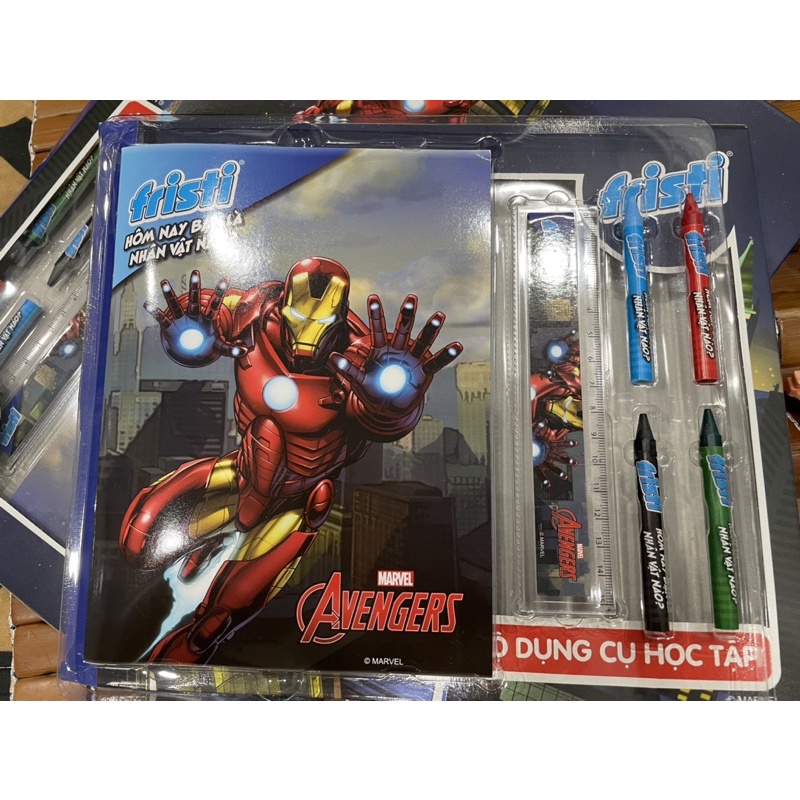 Bộ dụng cụ học tập cho bé(nv elsa và siêu nhân)