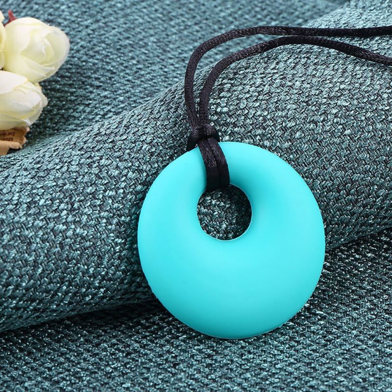 Đồ Chơi Gặm Nướu Hình Tròn Bằng Silicone Dành Cho Trẻ Em