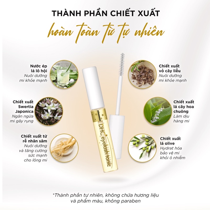 [Tinh Chất Dưỡng Dài Và Dày Mi] DHC Eyelash Tonic Nhật Bản 6.5ml