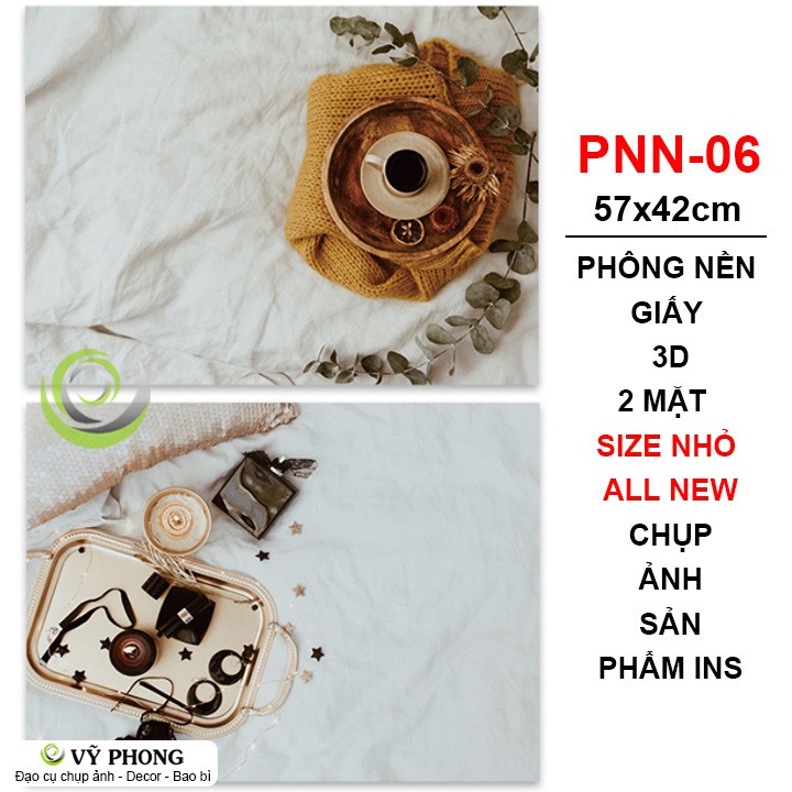 PHÔNG NỀN GIẤY 3D SIZE 57x42CM 2 MẶT ALL NEW TRANG TRÍ CHỤP HÌNH PHỤ KIỆN MỸ PHẨM THỨC ĂN ĐẠO CỤ CHỤP ẢNH INS PNN-06