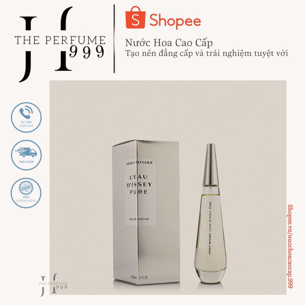Nước hoa ISSEY Miyake Leau Dissey Pure EDP Spray / Chuẩn authentic