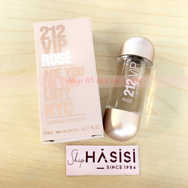 NƯỚC HOA MINI CAROLINA - 212 Vip Rose 5ml ( NỮ )