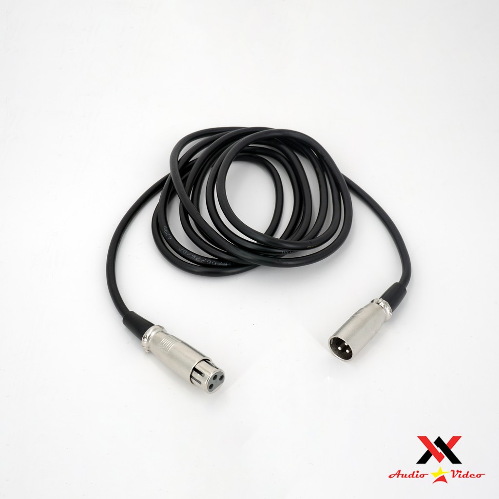 Dây cáp kết nối âm thanh chuẩn XLR-XLR 3m