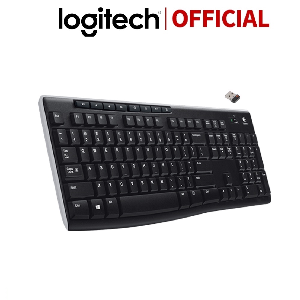 [Mã 155ELSALE giảm 7% đơn 300K] Bàn phím không dây Logitech K270 Wireless Keyboard - Bảo hành 3 năm chính hãng